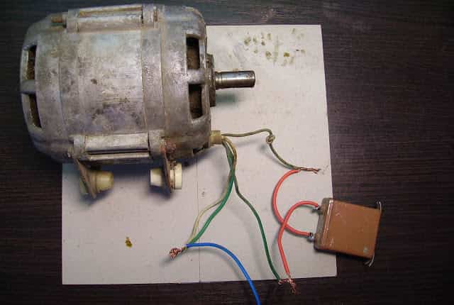 Подключение двигателя от старой стиральной машины, схема подключения к сети 220 В