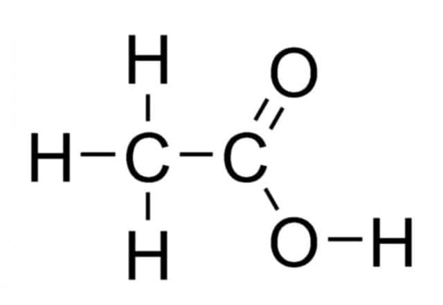 Реакция этановой кислоты с металлом