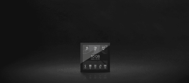 Сенсорная панель knx granite display черное стекло серый металл без hdl m pci2pe 1