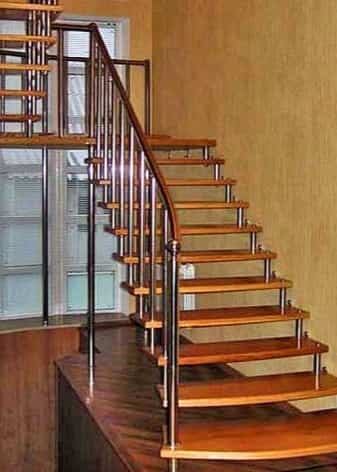 Лестницы дерево металл для домов