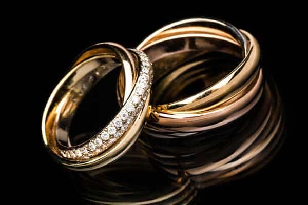 Драгоценные металлы золотое кольцо